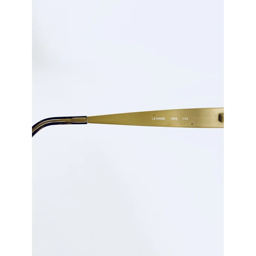Kate Spade NY Black Leopard Cat Eye Rectangular Glasses Leanne 51 16 135